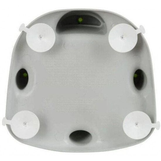 Children's plastic seat for bathing in the Maltex Panda bathtub, light green and gray Children's plastic seat for bathing in the Maltex Panda bathtub, light green and gray