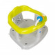 Children's plastic seat for bathing in the Maltex Panda bathtub, light green and gray Children's plastic seat for bathing in the Maltex Panda bathtub, light green and gray