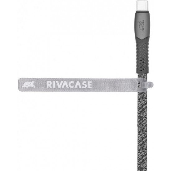 Cable RIVACASE USB Type-C PS6105 GR21 Gray Cable RIVACASE USB Type-C PS6105 GR21 Gray