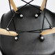 Стілець JUMI Scandinavian Design (пластик) Black Стілець JUMI Scandinavian Design (пластик) Black