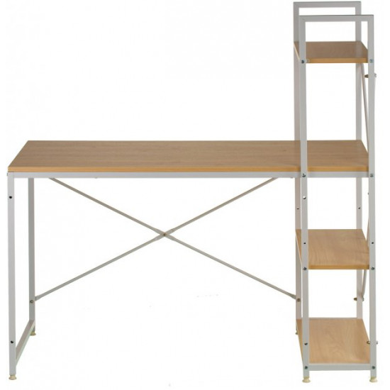 Table with rack Special4You CROSS 1200 x 600 x 1210 mm Beige (E6224)