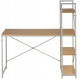 Table with rack Special4You CROSS 1200 x 600 x 1210 mm Beige (E6224)