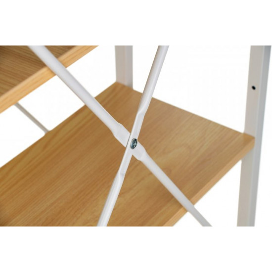 Table with rack Special4You CROSS 1200 x 600 x 1210 mm Beige (E6224)
