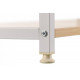 Table with rack Special4You CROSS 1200 x 600 x 1210 mm Beige (E6224)