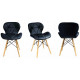 Chair JUMI Scandinavian Design (eco-leather) Black Chair JUMI Scandinavian Design (eco-leather) Black