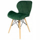 Стілець JUMI Scandinavian Design (велюр) Green Стілець JUMI Scandinavian Design (велюр) Green