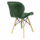 Стілець JUMI Scandinavian Design (велюр) Green Стілець JUMI Scandinavian Design (велюр) Green