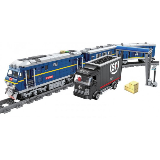 Конструктор ZIPP Toys Поезд DF11 Z с рельсами синий (5320102) Конструктор ZIPP Toys Поезд DF11 Z с рельсами синий (5320102)