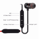 Wireless vacuum bluetooth headphones with microphone with magnetic fixation XT-6 Black Wireless vacuum bluetooth headphones with microphone with magnetic fixation XT-6 Black