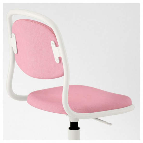 Children's chair IKEA ORFJALL white Vissle pink (704.417.69) Children's chair IKEA ORFJALL white Vissle pink (704.417.69)