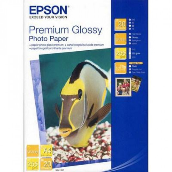 EPSON A4 Premium Glossy Photo Paper (C13S041624) EPSON A4 Premium Glossy Photo Paper (C13S041624)
