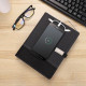 Gift notebook, business diary with 16 GB flash drive and wireless charging Powerbank with pen Gift notebook, business diary with 16 GB flash drive and wireless charging Powerbank with pen