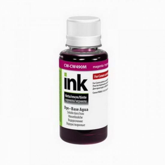CW ink Canon PIXMA G1400/G2400/G3400 (Magenta) (CW-CW490M01) 100ml CW ink Canon PIXMA G1400/G2400/G3400 (Magenta) (CW-CW490M01) 100ml