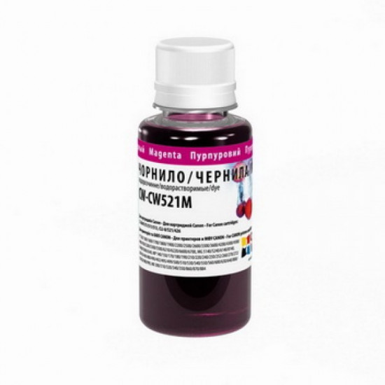 Чорнило CW Canon CL-38/521 (Magenta) (CW-CW521M01) 100мл Чорнило CW Canon CL-38/521 (Magenta) (CW-CW521M01) 100мл