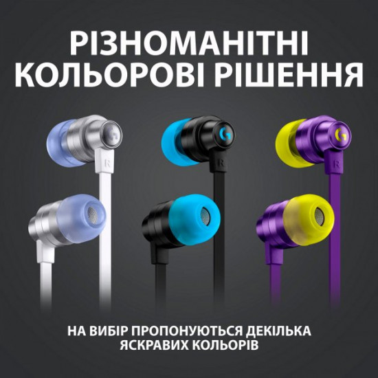 Навушники Logitech G333 Gaming Earphones (981-000924) Black Навушники Logitech G333 Gaming Earphones (981-000924) Black