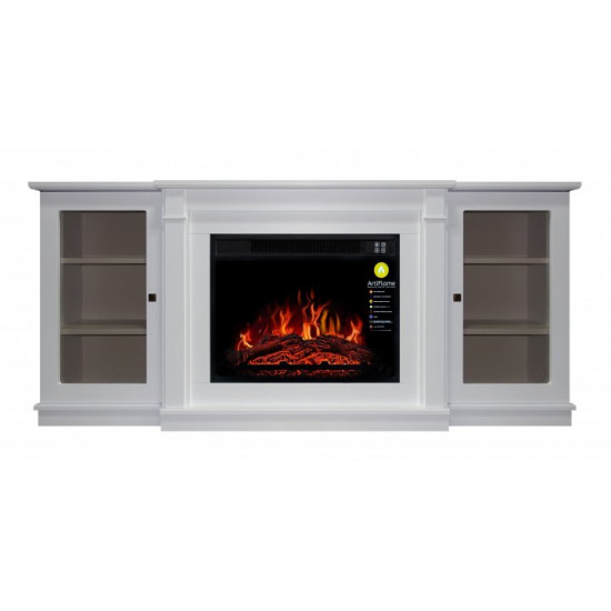 Електрокамін з порталом ArtiFlame VERMONT AF23S БІЛИЙ Б'ЯНКО (зі звуком) Електрокамін з порталом ArtiFlame VERMONT AF23S БІЛИЙ Б'ЯНКО (зі звуком)