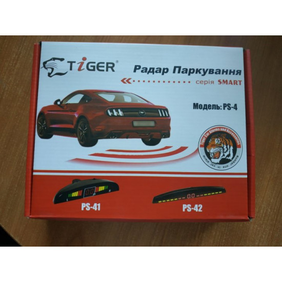 Парктронік TIGER PS-43 4 дат SLIM Silver d=18,8mm. 54561 Парктронік TIGER PS-43 4 дат SLIM Silver d=18,8mm. 54561