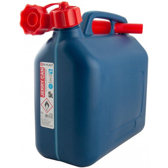 Каністра пластикова з лійкою Bi-Plast 5 л (BP-305) Каністра пластикова з лійкою Bi-Plast 5 л (BP-305)