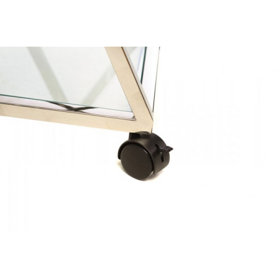 Стол кофейный Vetro Mebel К-01 Прозрачный+серебро (K-1-clear-silv) Стол кофейный Vetro Mebel К-01 Прозрачный+серебро (K-1-clear-silv)
