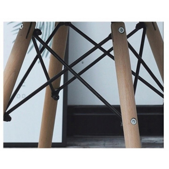 Chair ROLLO velor, black Chair ROLLO velor, black