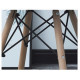 Chair ROLLO velor, black Chair ROLLO velor, black