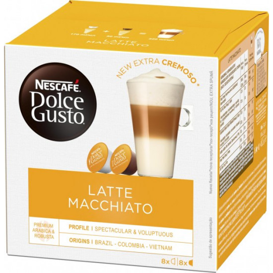 Coffee capsules NESCAFE Dolce Gusto Latte Macchiato 16 pcs 183.2 g (7613037491357) Coffee capsules NESCAFE Dolce Gusto Latte Macchiato 16 pcs 183.2 g (7613037491357)