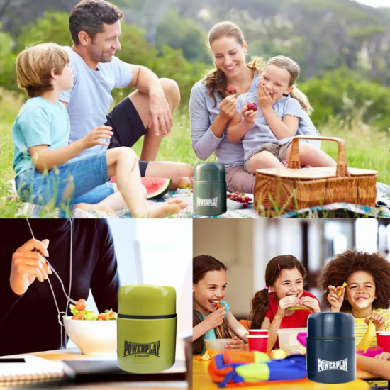 Thermos food PowerPlay 9003 Gray 500 ml (PP_9003_500ml_Grey) Thermos food PowerPlay 9003 Gray 500 ml (PP_9003_500ml_Grey)