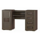 Dressing table Tokyo 1D4SH/1370*800*440 made of chipboard, dark Wenge color Furniture Service Dressing table Tokyo 1D4SH/1370*800*440 made of chipboard, dark Wenge color Furniture Service