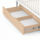 Pendulum crib with drawer Carrello Alba White-Beige Pendulum crib with drawer Carrello Alba White-Beige