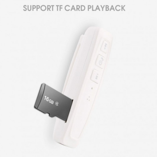 Bluetooth гарнитура ресивер AUX в машину + поддержка MicroSD Kebidu Белый Bluetooth гарнитура ресивер AUX в машину + поддержка MicroSD Kebidu Белый