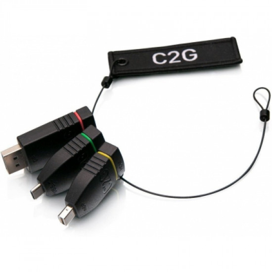 Переходник C2G Ring HDMI to mini DP DP USB-C kit (CG84268) Переходник C2G Ring HDMI to mini DP DP USB-C kit (CG84268)