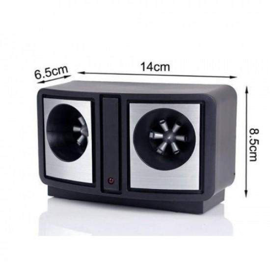 Ultrasonic rodent repeller Dual Sonic from rats and mice 2 W Black-gray Ultrasonic rodent repeller Dual Sonic from rats and mice 2 W Black-gray