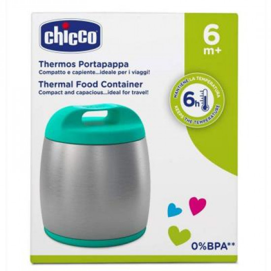 Набор детской посуды Chicco Термос для детского питания 350 мл (60182.20) Набор детской посуды Chicco Термос для детского питания 350 мл (60182.20)