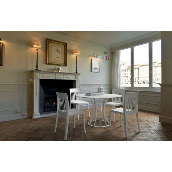 Chair Papatya Eden-S light gray Chair Papatya Eden-S light gray