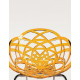 Armchair Papatya Flora-ML transparent-smoky seat, chrome legs Armchair Papatya Flora-ML transparent-smoky seat, chrome legs