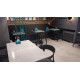 Armchair Papatya Luna-Stripe anthracite seat, anthracite top Armchair Papatya Luna-Stripe anthracite seat, anthracite top