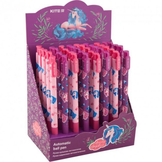 Ballpoint pen Kite LS blue mix 2 designs 0.5mm automatic (K20-363-02) Ballpoint pen Kite LS blue mix 2 designs 0.5mm automatic (K20-363-02)