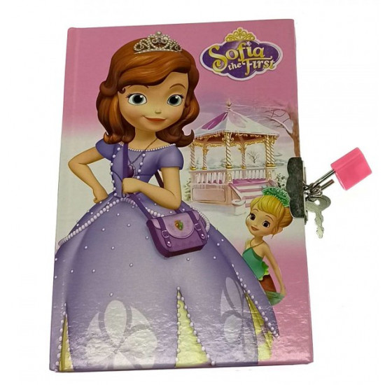 Notepad for girls with lock 19x13x2 cm 32907F Notepad for girls with lock 19x13x2 cm 32907F