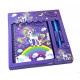 Notebook for girls with lock and pen 18x19x2 cm 34211C Notebook for girls with lock and pen 18x19x2 cm 34211C
