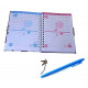 Notebook for girls with lock and pen 18x19x2 cm 34211C Notebook for girls with lock and pen 18x19x2 cm 34211C