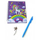 Notebook for girls with lock and pen 18x19x2 cm 34211C Notebook for girls with lock and pen 18x19x2 cm 34211C