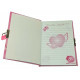 Notepad for girls with lock 19x13x2 cm 32907L Notepad for girls with lock 19x13x2 cm 32907L