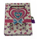 Notebook for girls with a lock 16.5x13x3 cm 34199B Notebook for girls with a lock 16.5x13x3 cm 34199B