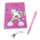 Notebook for girls with lock and pen 18x19x2 cm 34211B Notebook for girls with lock and pen 18x19x2 cm 34211B