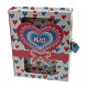 Notebook for girls with a lock 16.5x13x3 cm 34199 Notebook for girls with a lock 16.5x13x3 cm 34199