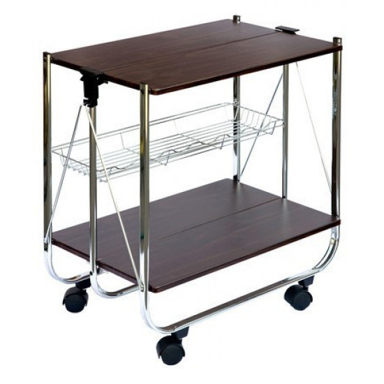 Folding serving table dark brown SC-5119-MDF Folding serving table dark brown SC-5119-MDF