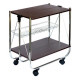 Folding serving table dark brown SC-5119-MDF Folding serving table dark brown SC-5119-MDF
