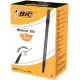 Set of ballpoint pens 60 pcs. Bic Round Stic, black, 0.32 mm (bc920568) Set of ballpoint pens 60 pcs. Bic Round Stic, black, 0.32 mm (bc920568)