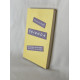 Leather notepad FRIENDS A5 160 lined sheets yellow Leather notepad FRIENDS A5 160 lined sheets yellow
