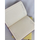 Leather notepad FRIENDS A5 160 lined sheets yellow Leather notepad FRIENDS A5 160 lined sheets yellow